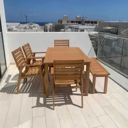 Duplex Penthouse Qawra Malta Apartment St. Paul's Bay Exterior photo