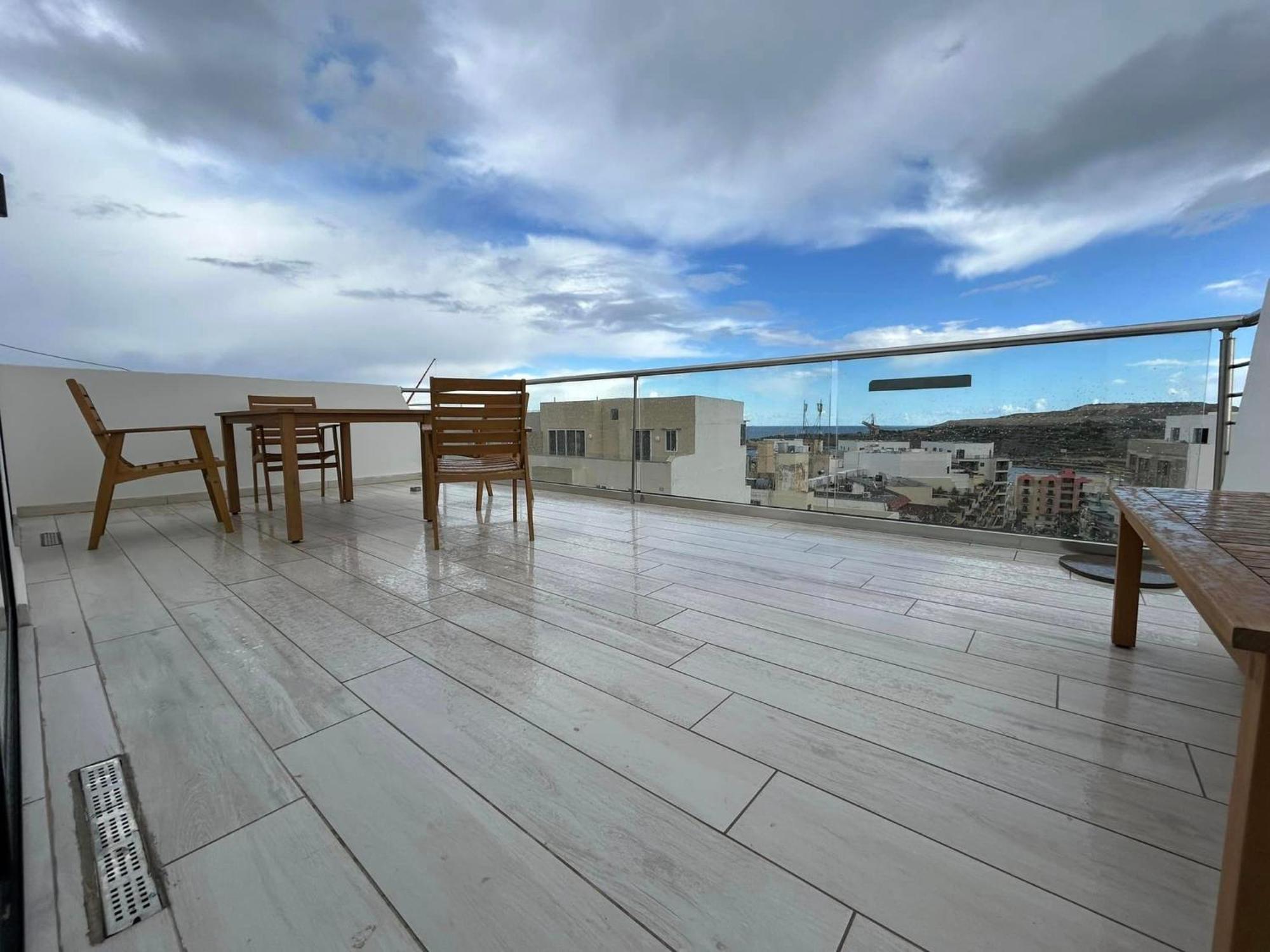 Duplex Penthouse Qawra Malta Apartment